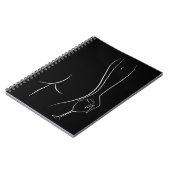 Carnet Boîtier et cadenas de vin - B&W (Côté gauche)