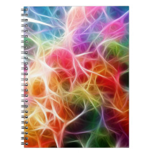 Carnet Bokeh Abstrait coloré éclairage Electricity