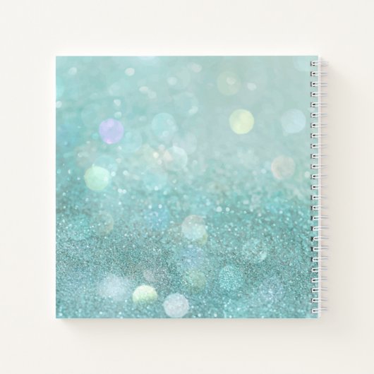 Carnet Bokeh et Parties scintillant Sketchbook (Dos)