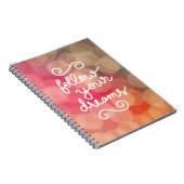 Carnet Bokeh Girly mignon suivent votre typographie de (Côté Droit)