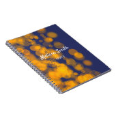 Carnet Bokeh Night Texture (Côté Droit)