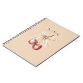 Carnet Bol à Crème Rouge Cerise (Côté gauche)