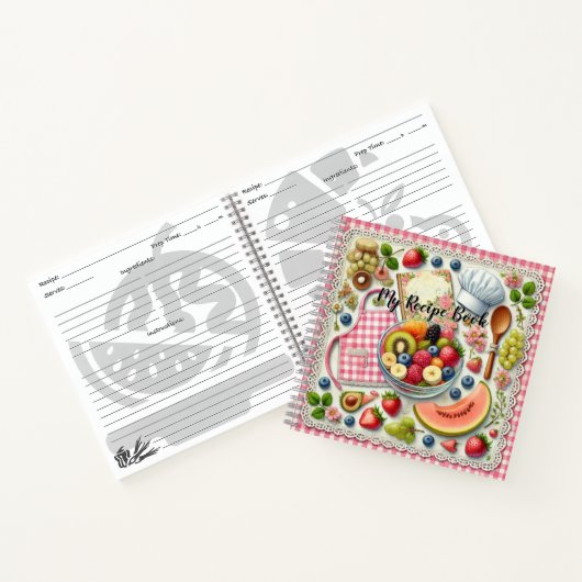 Carnet Bol de fruits entouré d'éléments de cuisine (Intérieur)