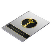 Carnet Bol médical Hygieia en or professionnel (Côté gauche)