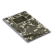 Carnet Bold Black and Cream Tropical Jungle Animals (Côté Droit)
