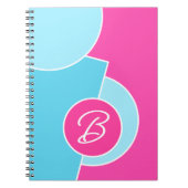 Carnet Bold Bright Fun Chic Cercles Abstraits Art Motif (Devant)
