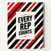 Carnet Bold Motivational Poster – “EVERY REP COUNTS” (Dos)