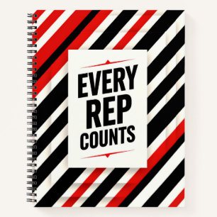 Carnet Bold Motivational Poster – “EVERY REP COUNTS”