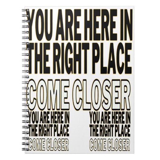 Carnet Bold Motivational Text (Devant)