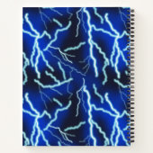 Carnet Bolt Electricity Thunderstorm Ciel nocturne (Dos)