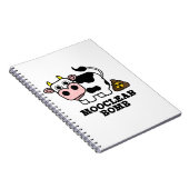 Carnet Bomb Mooclearaire Vache Drôle Pun (Côté Droit)
