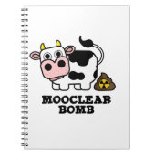 Carnet Bomb Mooclearre Vache Drôle Pun (Devant)