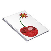 Carnet Bombe cerise parties scintillant (Côté Droit)