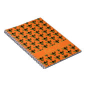 CARNET BOMBLEBEE OR BLACK BEE RÉPÉTER MOTIF ORANGE (Côté Droit)