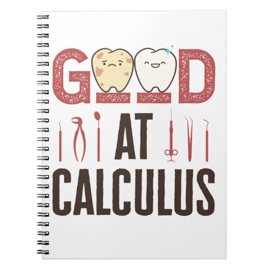 Carnet Bon à Calculus Funny Dental Hygienist RDH (Devant)