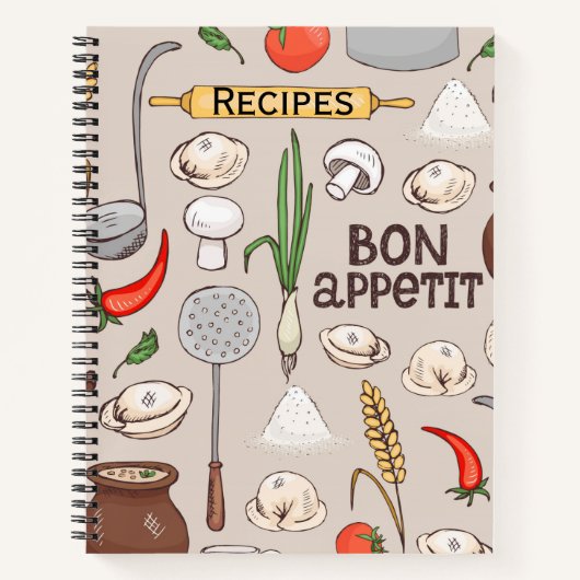 Carnet Bon Appetit Recette (Devant)