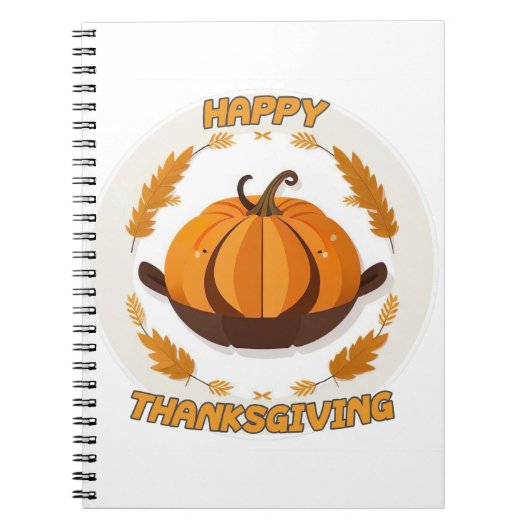 Carnet bon thanksgiving (Devant)