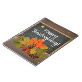 Carnet bon thanksgiving (Côté gauche)