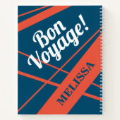 Carnet Bon voyage adieu adieu départ (Dos)