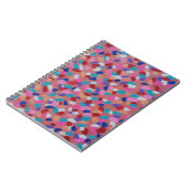 Carnet Bonbon en coton rose (Côté gauche)