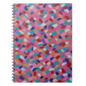 Carnet Bonbon en coton rose (Devant)