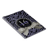 Carnet Bonbon pourpre 16 à zèbre de sembler Girly sauvage (Côté Droit)