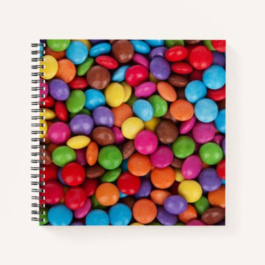 Carnet Bonbons boutons colorés (Devant)