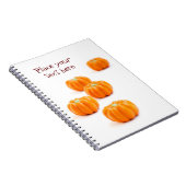 Carnet Bonbons citrouilles d'Halloween (Côté Droit)