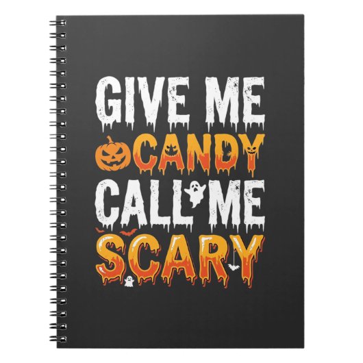 Carnet Bonbons d'Halloween Création de Fantôme Effrayant_ (Devant)