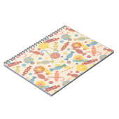 Carnet Bonbons et motif de sucrerie (Côté gauche)