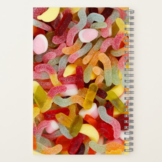 Carnet Bonbons Gummy Coloré (Verso)