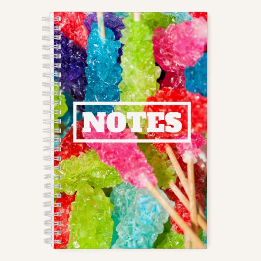 Carnet Bonbons Rocheux colorés (Recto)