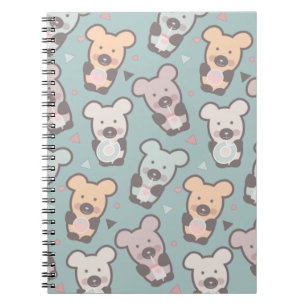 Carnet Bonbons Sucreries Confettis Ours Mignons