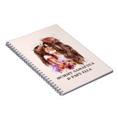 Carnet Bond adorable maman et fille (6) (Côté Droit)