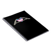Carnet Bone Hands Coeur Transgenre Goth (Côté Droit)