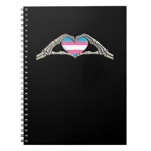 Carnet Bone Hands Coeur Transgenre Goth (Devant)