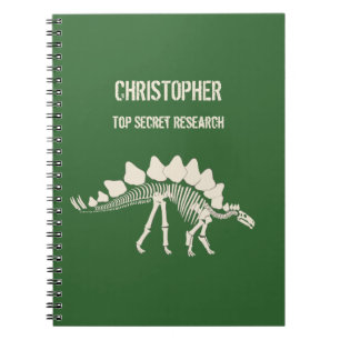 Carnet Bones de Stegosaurus Dinosaur creuser