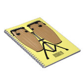 Carnet Bongo, dessin animé de batterie (Côté Droit)