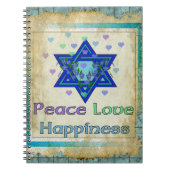 Carnet Bonheur d'amour de paix (Devant)