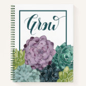 Carnet Bonheur plante | Grow Harvest Love (Devant)
