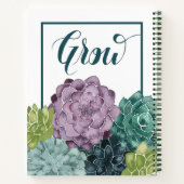 Carnet Bonheur plante | Grow Harvest Love (Dos)