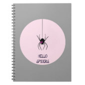 Carnet Bonjour araignées (Devant)