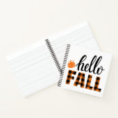Carnet Bonjour automne (Intérieur)