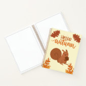 Carnet Bonjour automne mignon 🤎 🍂 🍁 🥨 (Intérieur)