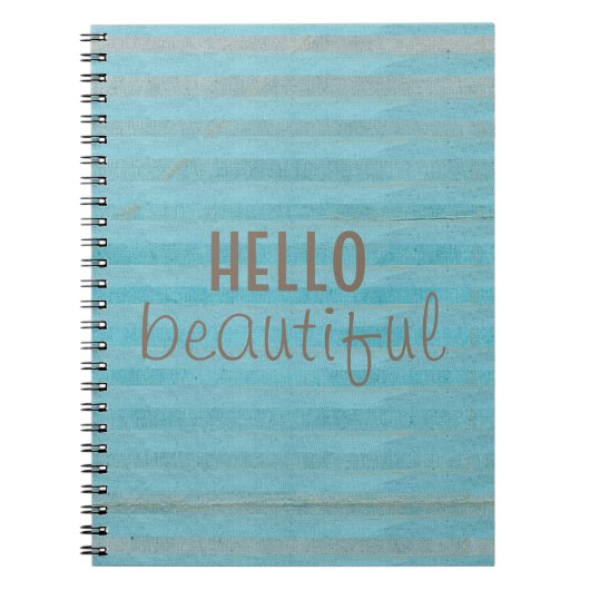 Carnet Bonjour Belle Chic Chic Et Design Boho tendance (Devant)
