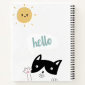 Carnet Bonjour Chat Soleil (Dos)