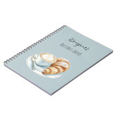 Carnet Bonjour Croissant Mais D'abord, Café (Côté gauche)