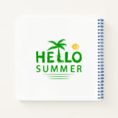 Carnet Bonjour été (Dos)