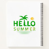 Carnet Bonjour été (Dos)