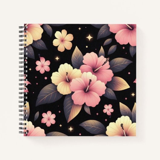 Carnet Bonjour Hibiscus (Devant)